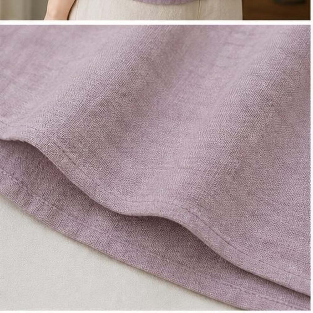 Mauve Ruffle Blouse - Picture 6 of 6